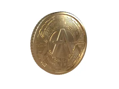 Aave Coin v5 003 3D model