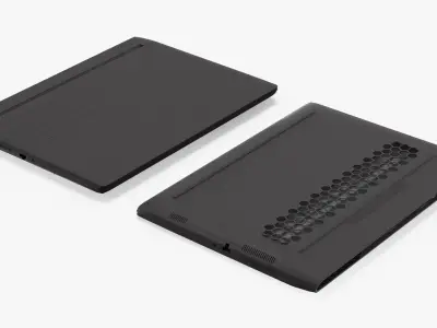  Disassembled High-Performance Laptop with Cooling Fans 