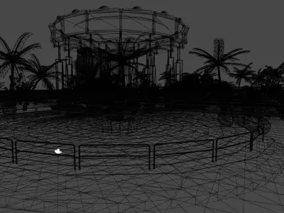 Whirlwind attraction 3D model