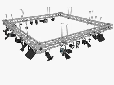 Light Truss 4 3D model