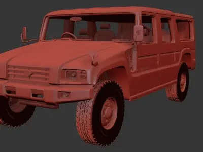 Toyota Mega Cruiser BXD20 1996 3D print model