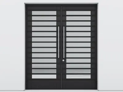 Aluminium door 131 3D model purchase
