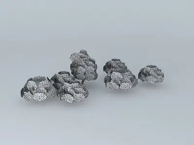 Trees street Andes Free 3D model