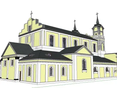 Architecture-Religion-God-Culture-Temple-0102 church 3D model