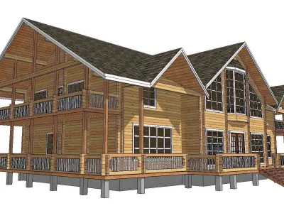 Creative Design-Holiday Cabin-080 3D model