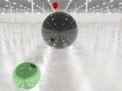 HDRI - Warehouse Interior 10 v2 - 2 versions - 8192x4096 Texture