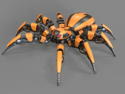 Spider Robot 2 3D model