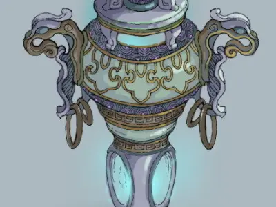 Game Model - Jade Lights 3D model
