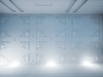 Sci-fi badroom unreal 5 scene 3D model