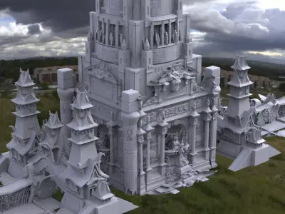 Dukes Grand tower 3  3D model