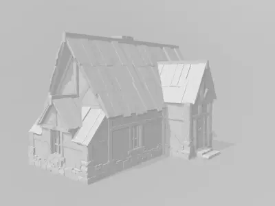 Old small farmhouse Free 3D print model