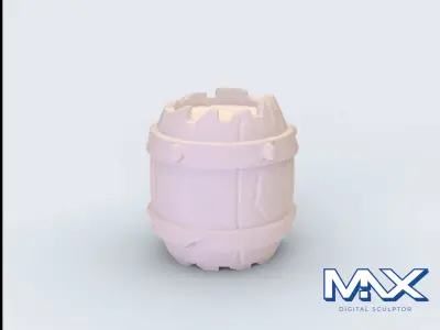 MEDIEVAL TAVERN BARRIEL RPG - ROLEPLAY TABLET TOP GAME Free 3D print model