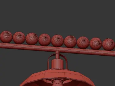 Billiards Light 3D model