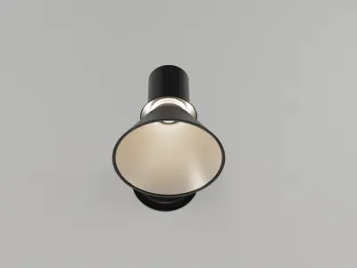 CHEAP MODELZ  Black metal wall lamp 3D model