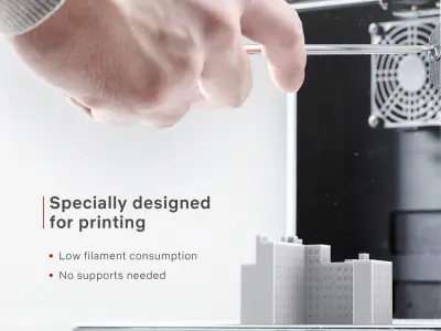 3D Print miniature building RB-US-NY-070 3D print model