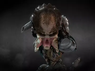 Predator Bust 3D print model