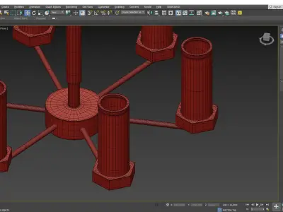 CEILING REGENT chelsom Low-poly 3D model