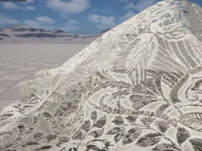 PBR Lace Two birds Texture