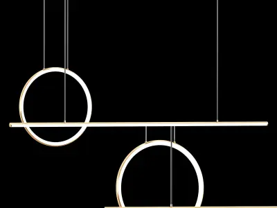 Halo pendant lamp by maytoni 3D model