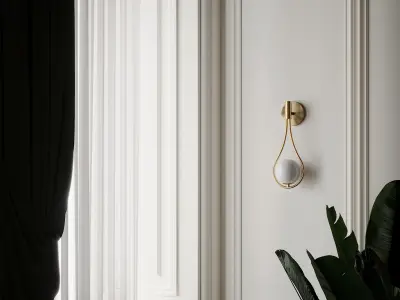 Metal Wall Sconce 3D model