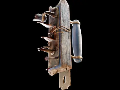 Handle knuckles Low-poly 3D model