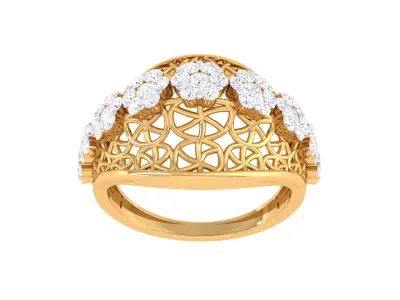  Women Ring MTL 3dm STL OBJ FBX Details 3D print model 23