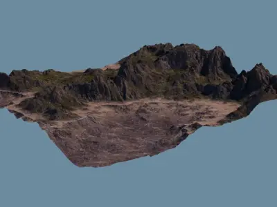 TERRAFORM Coastal 07 Low-poly 3D model