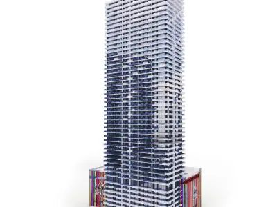 Hotel SLS Brickell Miami 3D model