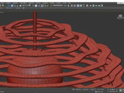 Luma Pendant Light Low-poly 3D model