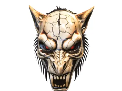 Mask sinister pack Low-poly 3D model