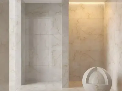 Marble wall 108 3D model