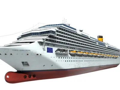  Costa Concordia Cruise Ship 