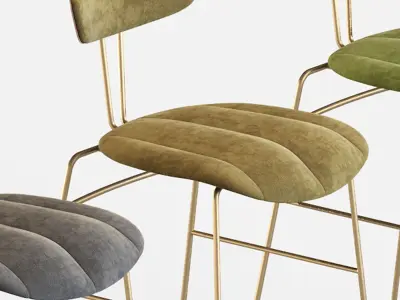 Ayla Barstool 3D model