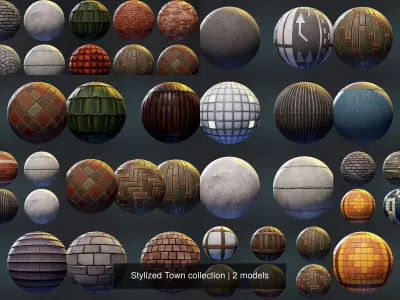 Stylized Town collection Texture