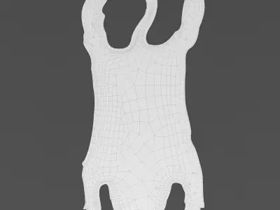 Carpet Tiger Big Rug 3D model