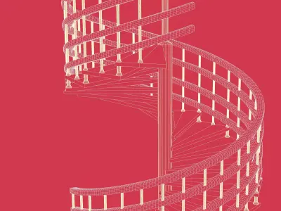 Spiral Steps Free 3D model
