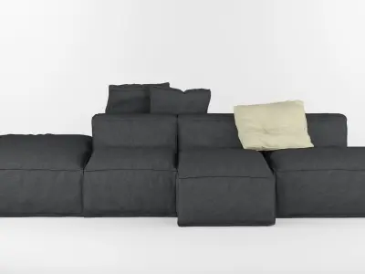 Bonaldo Peanut Collection B01-B05 Pillows 3D model