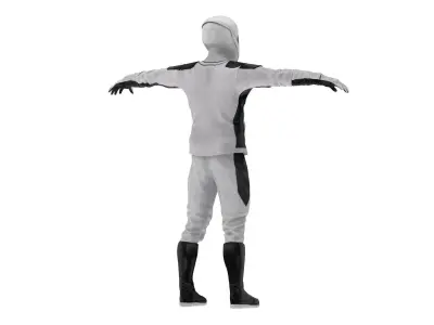 Spacesuit SpaceX Dragon Starman 2 Low-poly 3D model