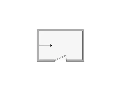 Simple Interior Sketch - 1-100 SF - Xactimate - Matterport 3D model