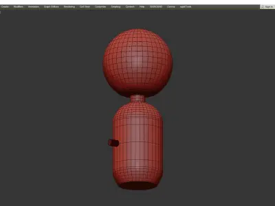 CARINA TABLE LIGHT Low-poly 3D model