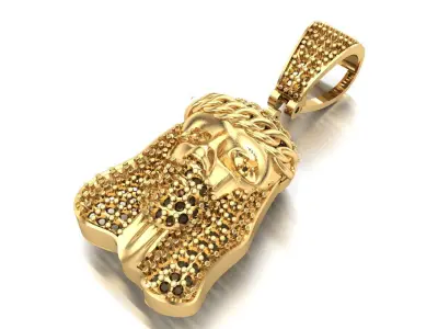 Jeasus pendant 3D print model 3D print model