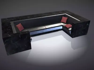 Couch Sci-fi 3D model
