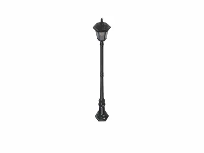 Street Light 02 - Game-ready - PBR Low-poly 3D model