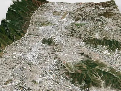 Cityscape Caracas Venezuela 3D model