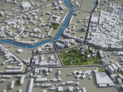 Kabul Low-poly 3D model