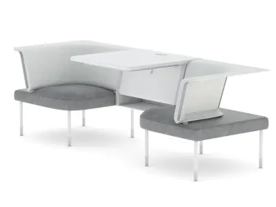Herman Miller Workstation Public 6 3D model