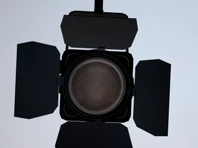 Studio Light PBR 3D model with Texture Low-poly 3D model