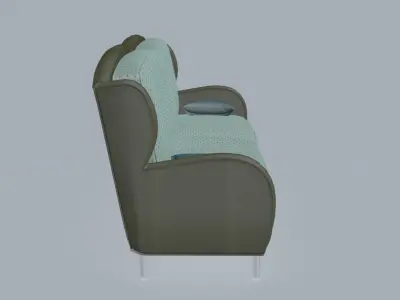 Barcelona Sofa 3D model