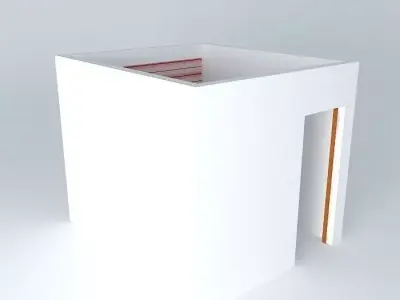elianiorkut cube with window Free 3D model