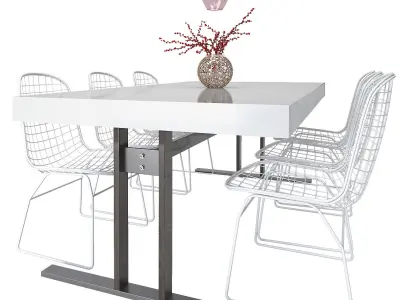 Dining Furnitures Set 56 3D model